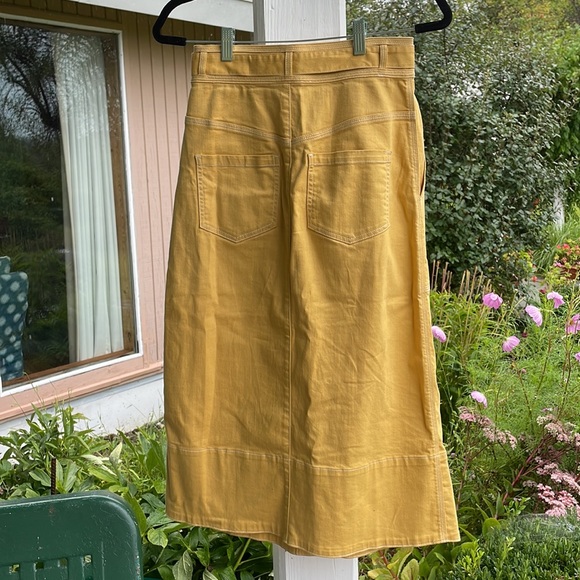 Marigold Ulla Johnson denim skirt.  This is perfect for fall!!  Super cute - Picture 2 of 4